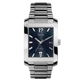 Guess 85503G2 Gents Brushed and Polished Stainless Steel Bracelet Watch