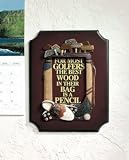 Best Wood in Bag Plaque
