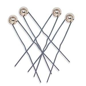 Buy Decorative Hair Pins - Set of 4 (Four) Pins - Gold by Ear Mitts; EarMitts