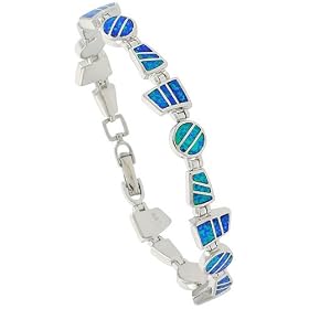 Synthetic Opal Bracelet by Sabrina Silver
