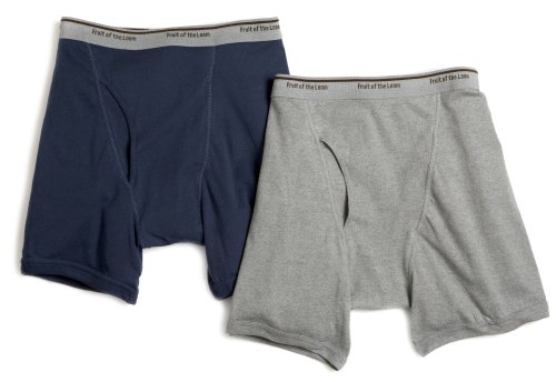 Fruit of the Loom Men's Rugged Boxer Brief 2-Pack