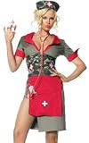 Triage Army Nurse Dress Sexy Adult Halloween Costume Naughty Skimpy Military Doctor Outfit