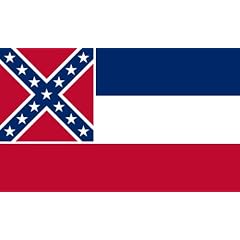 Fahne: Flagge: Mississippi 20x30cm