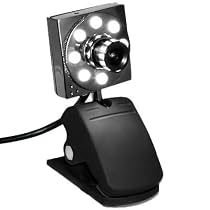 8 LED 1.3 Mega Pixels USB 2.0 Digital Webcam