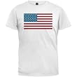 American Flag White T-Shirt