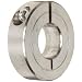 Climax Metal H1C-043-S Shaft Collar, Stainless Steel, One Piece , Clamp Style, 7/16" Bore, 1-1/16" OD, 5/16" Wide, With 6-32 Clamp Screw