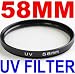 58mm UV Filter Lens for Any 58MM lens! Compatible with Canon Rebel XS T1i XTi XSi XT + More! Works with any 58mm Lens!