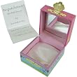 Princess Baby Cie Hinged Keepsake Box with mirrored lid and keepsake notes
