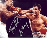 LARRY HOLMES GERRY COONEY AUTOGRAPHED BOXING 8X10 PHOTO (BOXING)