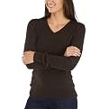 Merona&reg; V-Neck Sweater - Dark Heather Brown