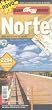 "Norte" Northern Brazil Road Map by Quatro Rodas