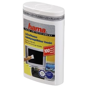 Hama LCD/Plasma Cleaning Cloths, 100 pieces