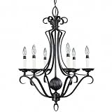 6LT GILDED IRON CHANDEL