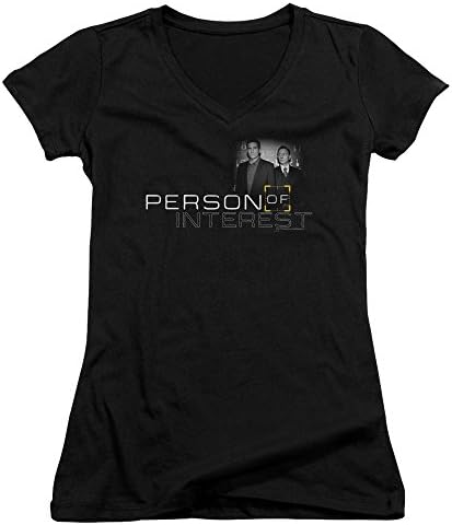 Person Of Interest TV Show Cast And Logo Junior V-Neck T-Shirt Tee