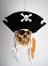 Pirate Deluxe Hanging Skull