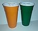 Party Cup Marigold 32 Oz. - Doublewall Insulated - Dishwasher Safe - Sweat Proof - Reusable Beverage Cup
