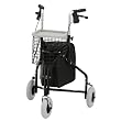 NOVA "Traveler" 4900 3-Wheel Walker, Black