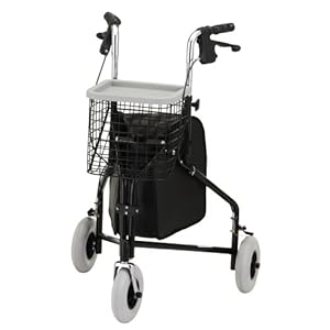 NOVA Traveler 3-Wheel Walker, Black