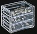 Acrylic Deluxe 3-Drawer Jewelry Chest
