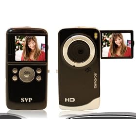 Black HDV1120 (4GB SD Card Included) 4x Digital Zoom HD Digital Camcorder