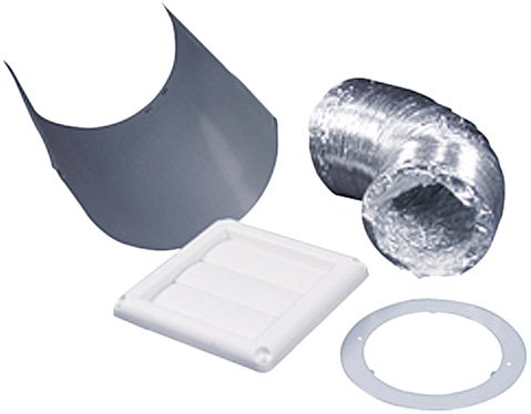 Deflect-0 SK5WF Dryer Vent Kit with 5' SUPPUR-FLEX Clothes Dryer Transition Duct