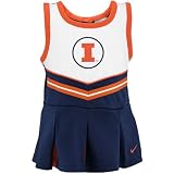 Nike Illinois Fighting Illini Toddler Navy Blue Cheer Dress & Bloomers