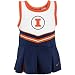 Nike Illinois Fighting Illini Toddler Navy Blue Cheer Dress & Bloomers
