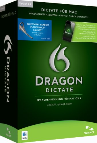 Dragon Dictate Wireless 2.5 Mac deutsch