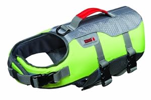 Future Sports Products International KONG SPORT Aqua Float Flotation Vest for Dogs, Large, Green