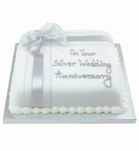 Silver Celebration Cake