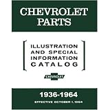 1938 1961 1962 1963 1964 CHEVROLET Parts Book List by Chevrolet