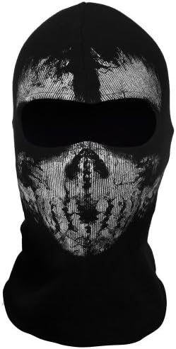 E-TING Call of Duty 10 COD Ghost Balaclava Logan Skull Face Mask Hood Biker #4