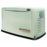 5885 Generac Guardian 17k Air Cooled Home Standby Generator only, Steel Enclosure