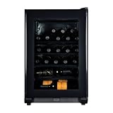 Compressor Cooled Wine Cellar with Electronic Controls in Black Cabinet / Black Trim