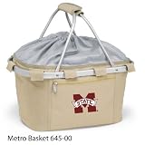 Mississippi State Bulldogs NCAA Metro Basket (Tan) (Embroidered Logo)