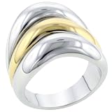 Sterling Silver Triple Wave Stacking Ring