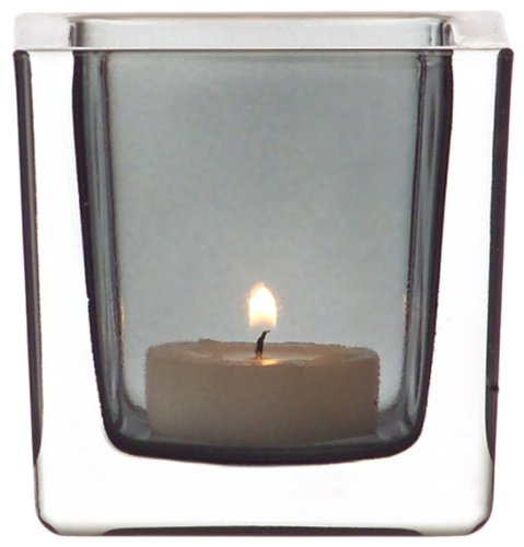 Leonardo 097855 Tischlicht Cube 2-er Set, grau Preisvergleich