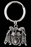 Drumset Key Chain - Pewter - B001J50ZPK