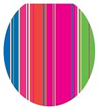 Toilet Tattoos TT-1100-R Hot Stripes Design, Round