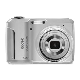 Kodak EASYSHARE C1550 16 MP Digital Camera with 5x Optical Zoom - Silver