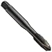 Dormer MTT-X E001/MTT-X E011 Powdered Metal Spiral Point Threading Tap, Black Oxide Finish, Round Shank With Square End, Plug Chamfer