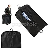 New Black Coat Clothes Garment Suit Cover Bags Dustproof Hanger Storage Protector