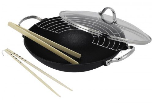 Wok Set Gusseisen Lhasa 30cm