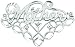 419OEkmvNxL. SL75  14K White Gold Diamond Cut Mother Pin/Pendant