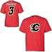 Reebok Calgary Flames Dion Phaneuf Youth Player Name & Number T-shirt Image