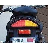 02-08 Yamaha Warrior Integrated Tail Light Smoke 