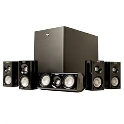 Klipsch HD 500 Compact 5.1 Home Theater System (Set of Six, Black)
