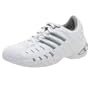 adidas Women's Barricade 2 Tennis Shoe,White/Metallic Slvr,11.5 M