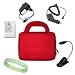 Brand New Red Amazon Kindle 2 Hard Shell Carrying Case + A Black LED Reading Light + Car Charger + Wall Charger + A Screen Protector + A Live*Laugh*Love Wrist Band!!!