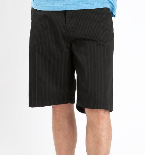 Volcom Friggin Chino Stripe Short - Black X 32